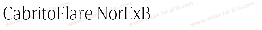 CabritoFlare NorExB字体转换